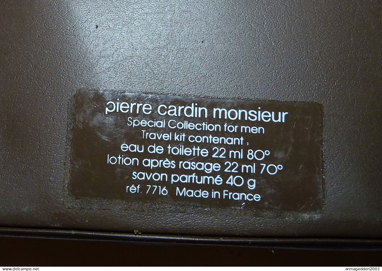 Vintage Pierre Cardin MONSIEUR COLLECTION EAU DE TOILETTE SAVON APRES RASAGE