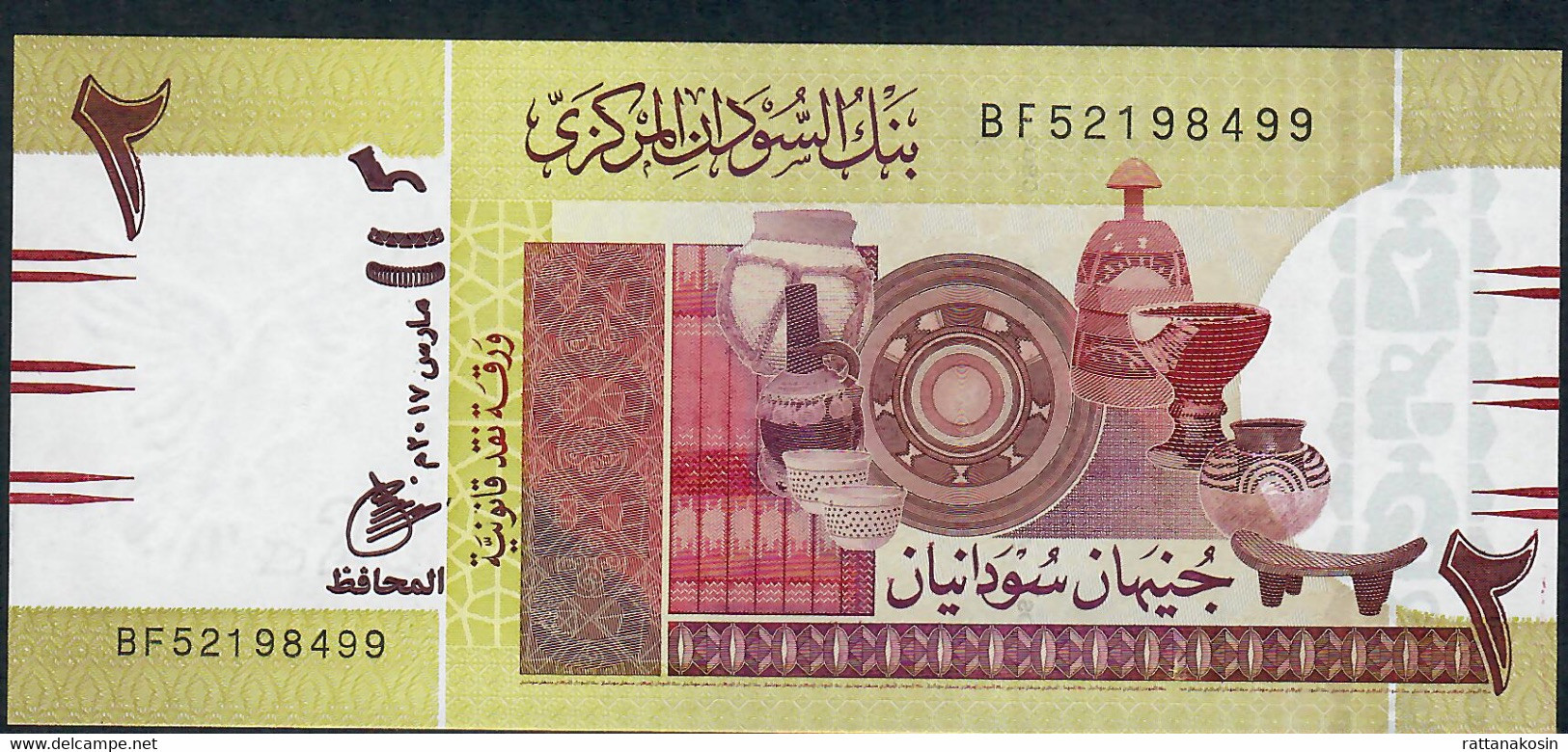 SUDAN P71c 2 POUNDS 2017 #BF       UNC. - Soudan