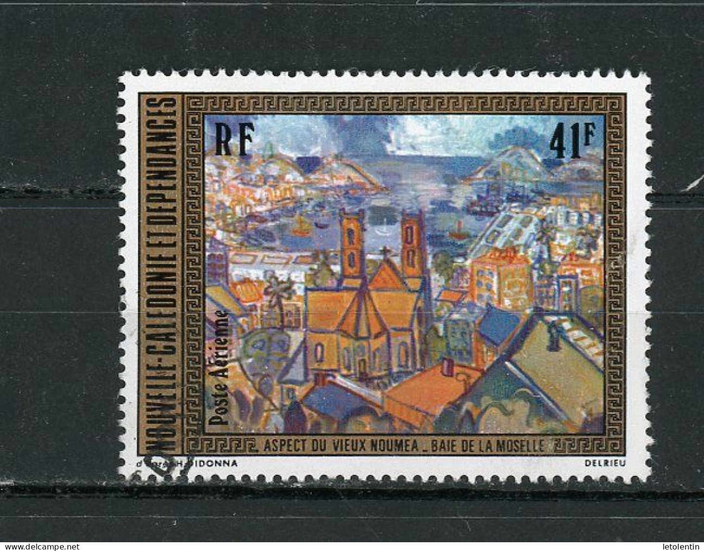 NOUVELLE-CALEDONIE RF - ASPECTS DU VIEUX NOUMÉA - P.A. - N°Yt 182 Obli. - Used Stamps