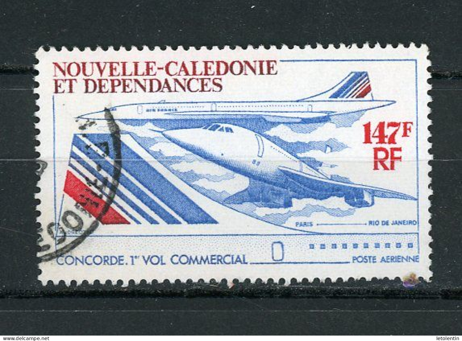 NOUVELLE CALÉDONIE : CONCORDE - POSTE AÉRIENNE N° Yvert 169 Obli. - Oblitérés