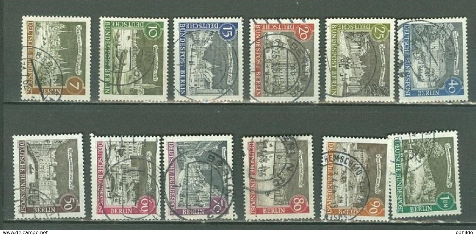 Berlin Yvert 196/207 Ob B/TB  - Used Stamps