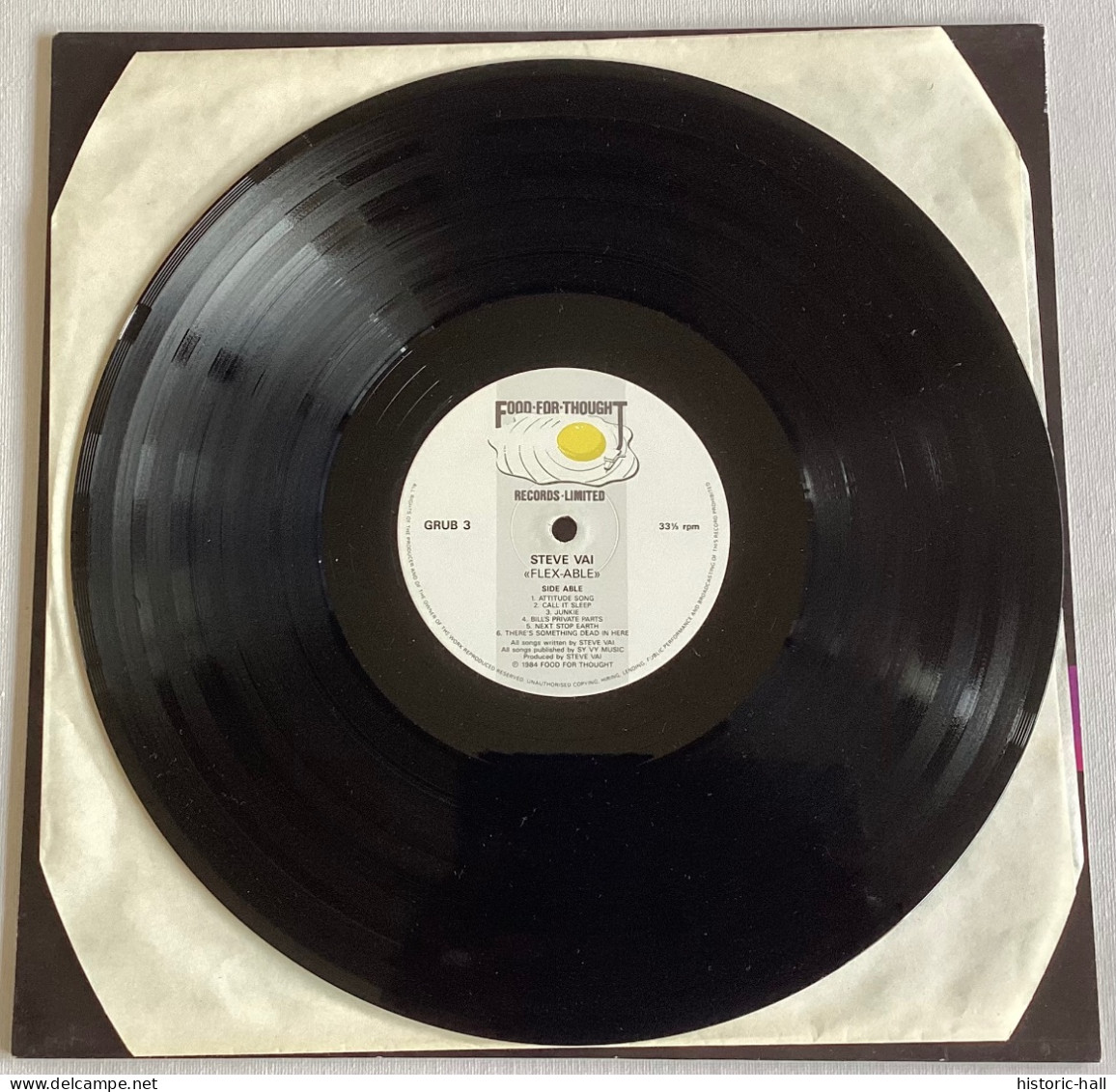 STEVE VAI - Felx-able - LP - 1984  - UK Press - Rock