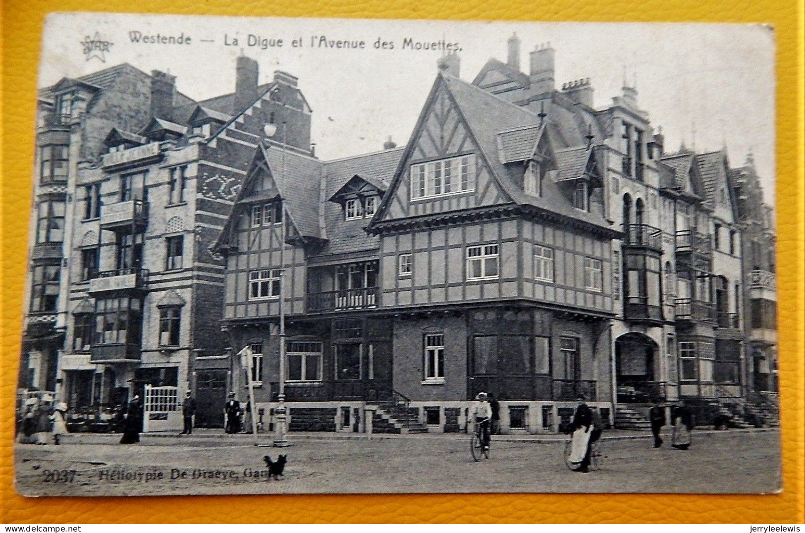 WESTENDE  - De Dijk En Meeuwenlaan  -  La Digue Et Avenue Des Mouettes - Westende