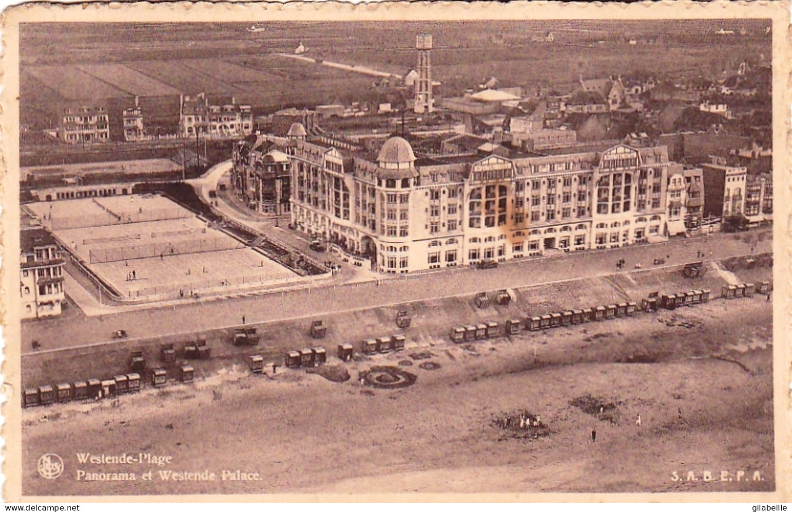 WESTENDE BAINS -  Panorama Et Wesrende Palace - Westende