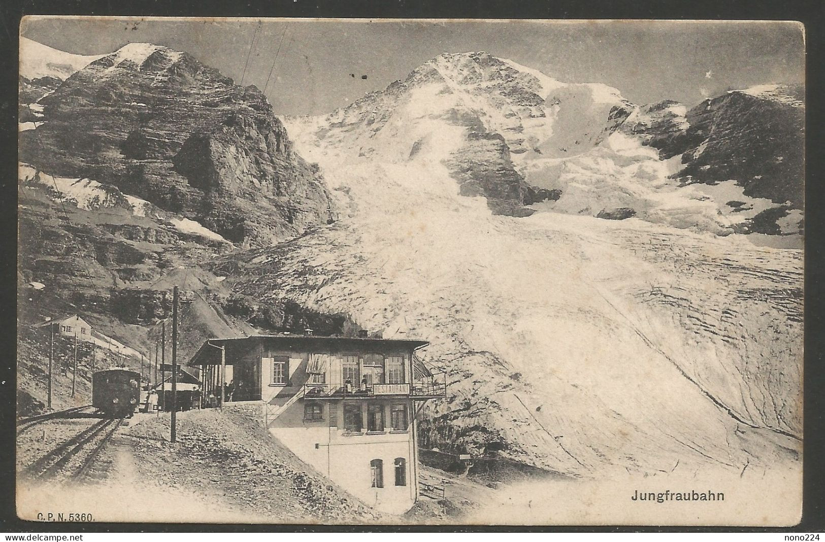 Carte P De 1905 ( Jungfraubahn ) - Stazioni Con Treni