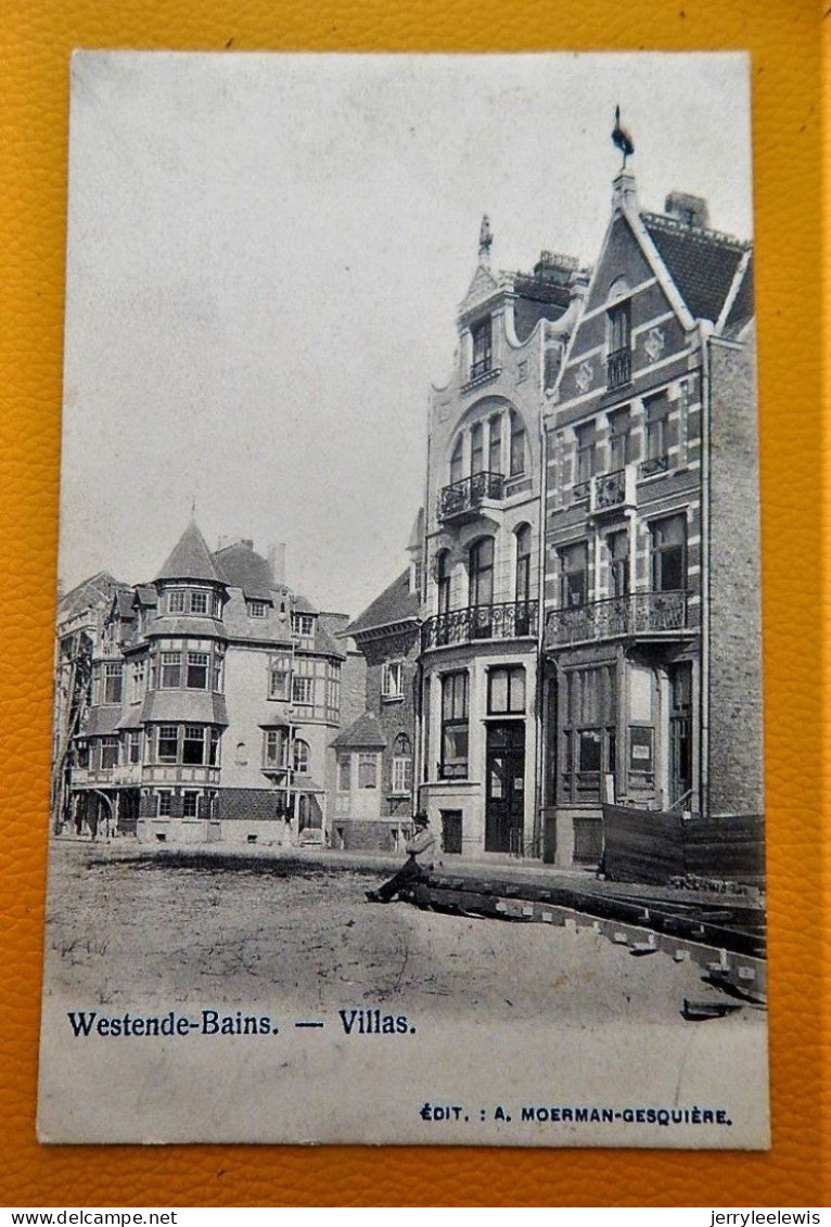 WESTENDE  - Villas   -  1903 - Westende