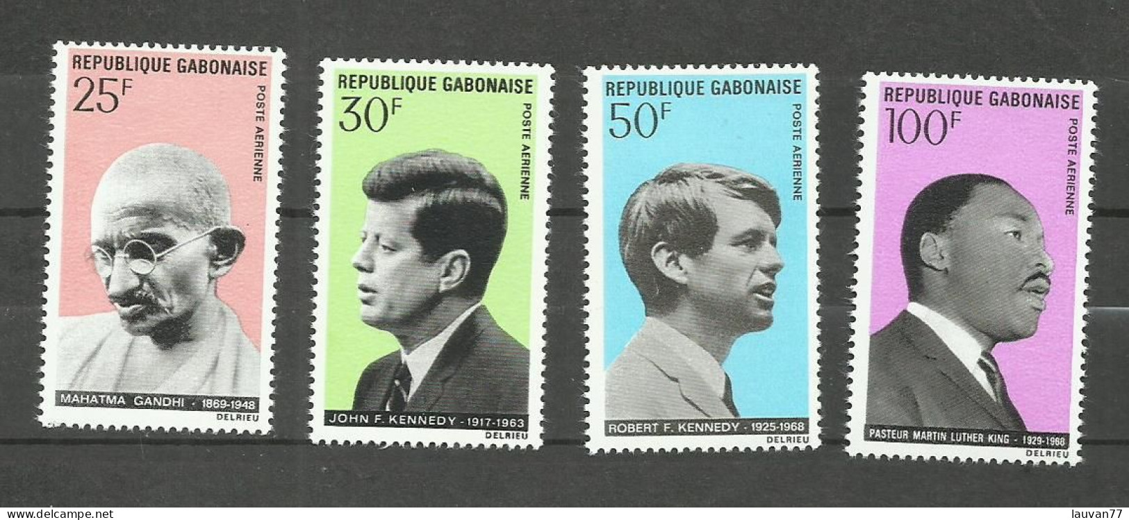 Gabon POSTE AERIENNE N°80 à 83 Neufs** Cote 5€ - Gabun (1960-...)