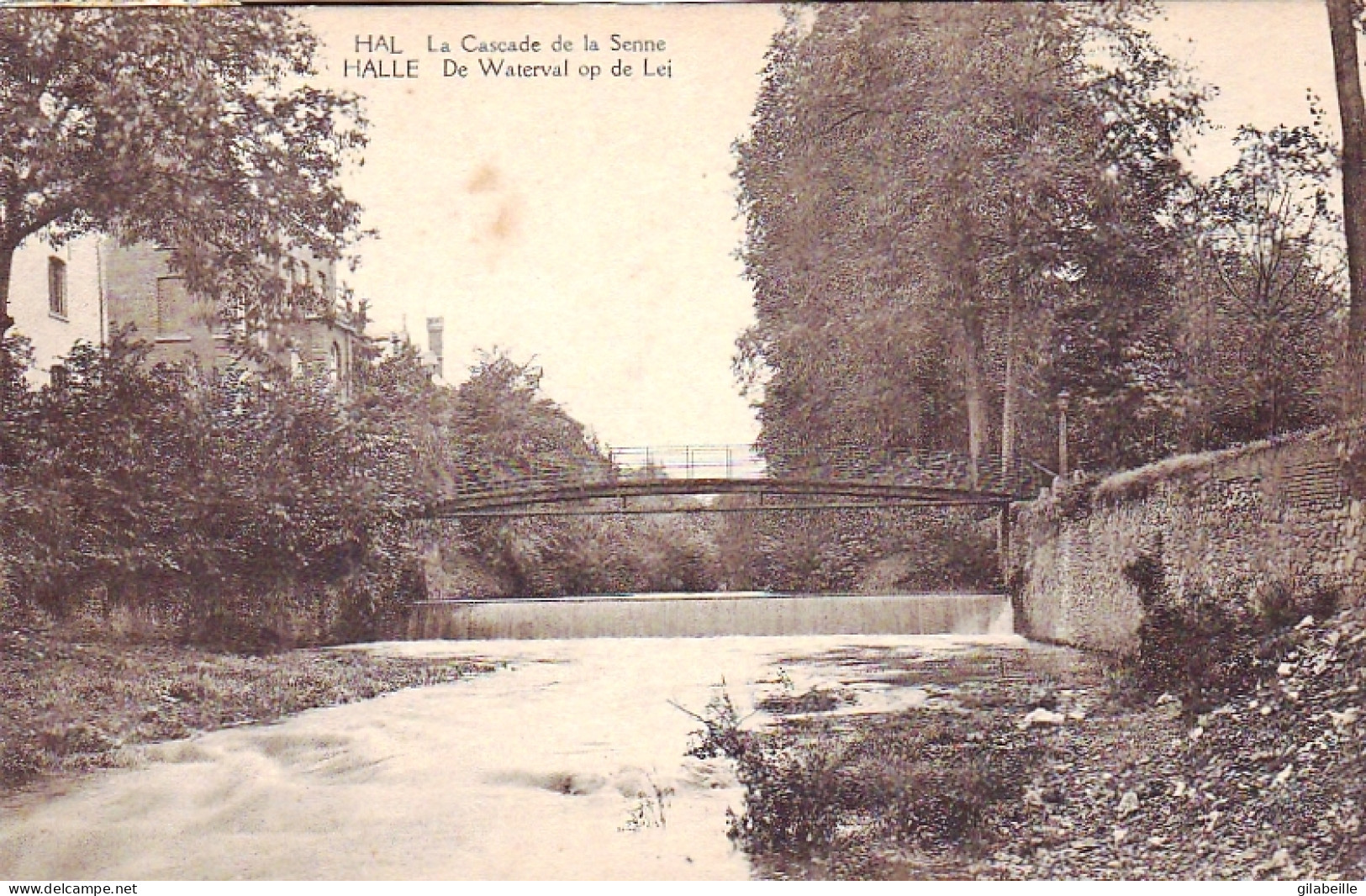Halle Hal - Le Pont De La Cascade Sur La Senne - Halle