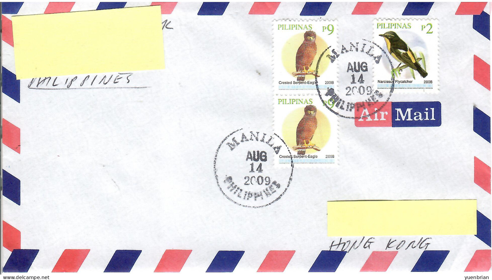 Philippines 2009, Bird, Birds, Eagle (2009B), Circulated Cover, Good Condition - Aigles & Rapaces Diurnes