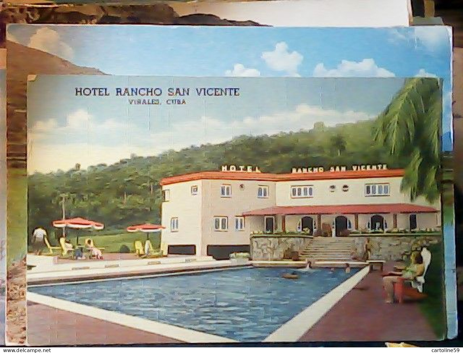 CUBA   HOTEL RANCHO SAN VICENTE  VINALES  PISCINA N1960 JV6045 - Kuba