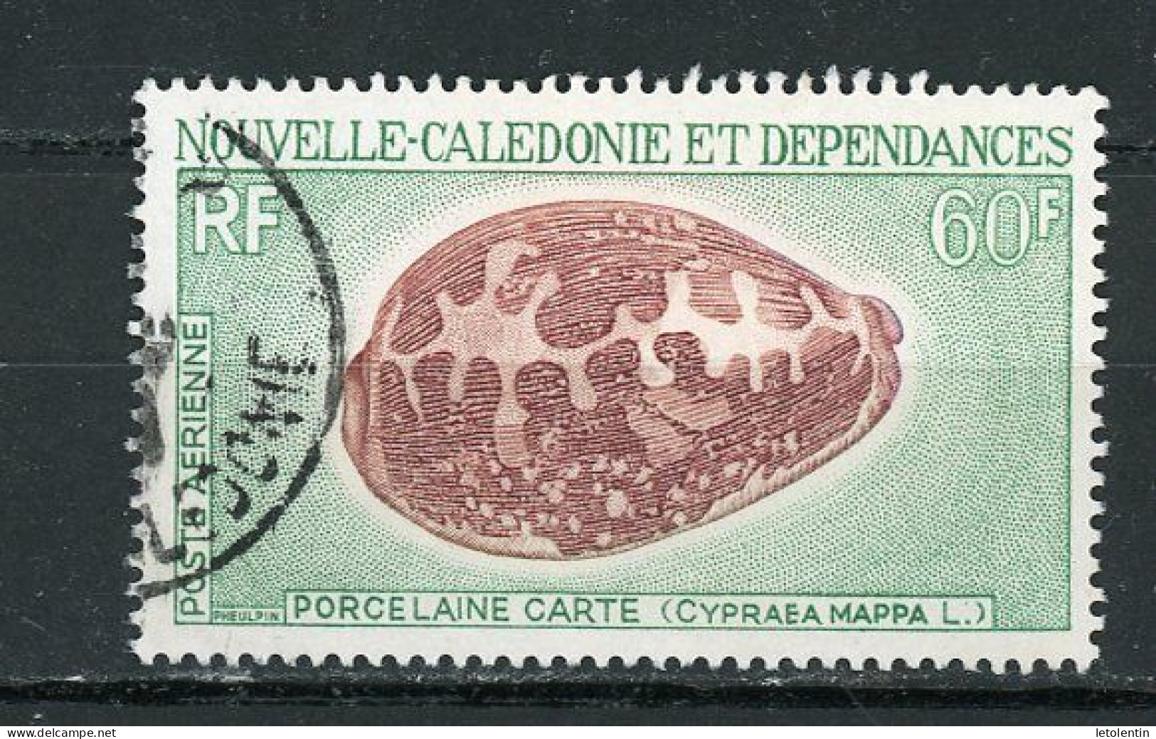 NOUVELLE-CALEDONIE RF - COQUILLAGE  - PA - N°Yt 116 Obli. - Used Stamps