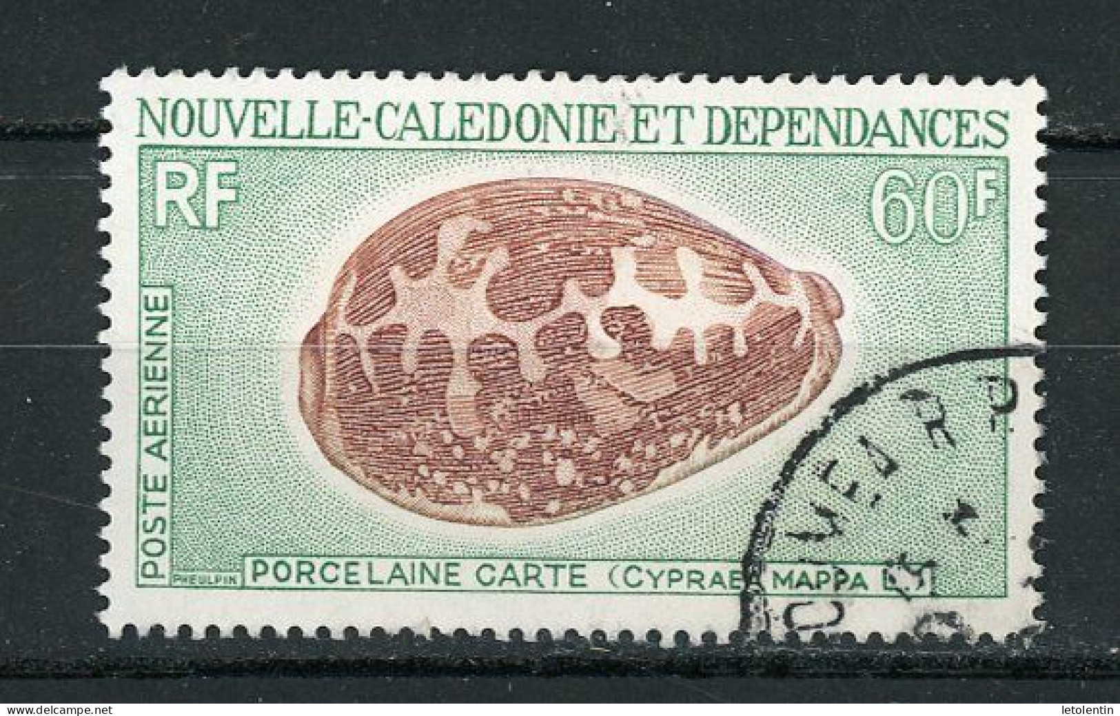 NOUVELLE-CALEDONIE RF - COQUILLAGE  - PA - N°Yt 116 Obli. - Gebraucht