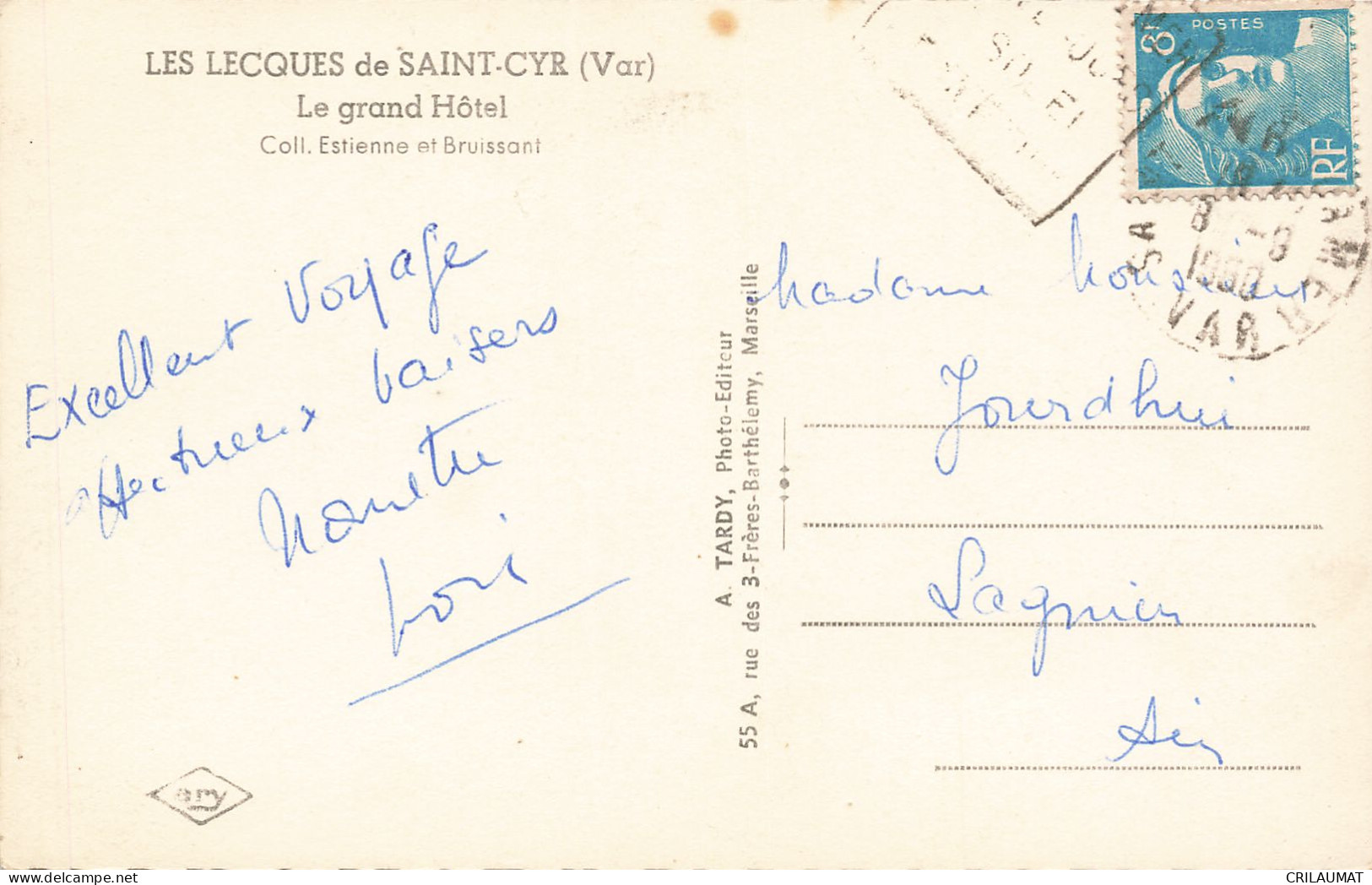 83-LES LECQUES DE SAINT CYR-N°T5290-H/0267 - Les Lecques