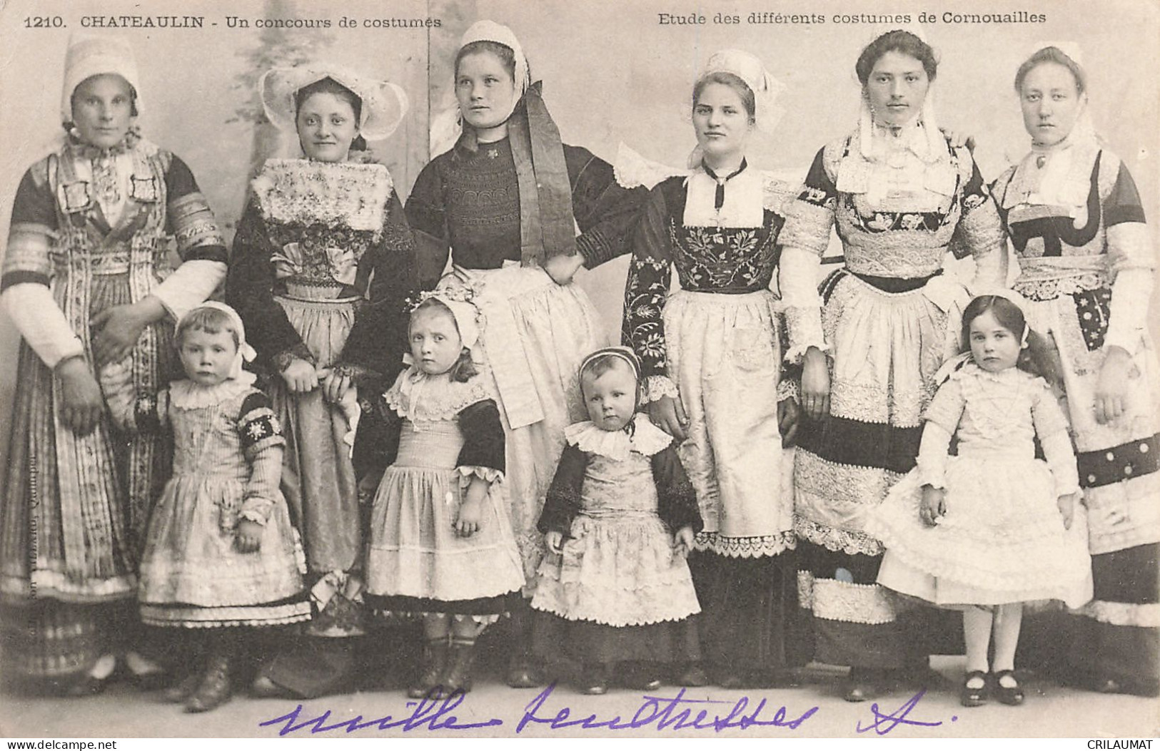 29-CHATEAULIN FOLKLORE COSTUMES-N°T5291-D/0137 - Châteaulin