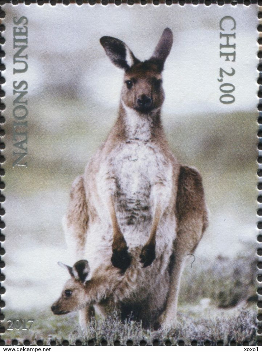 United Nations 2015 Animals Birds Stamp Exhibition  Melbourne  Joint Issues S\sh MNH** 13,00 € - New York/Geneva/Vienna Joint Issues