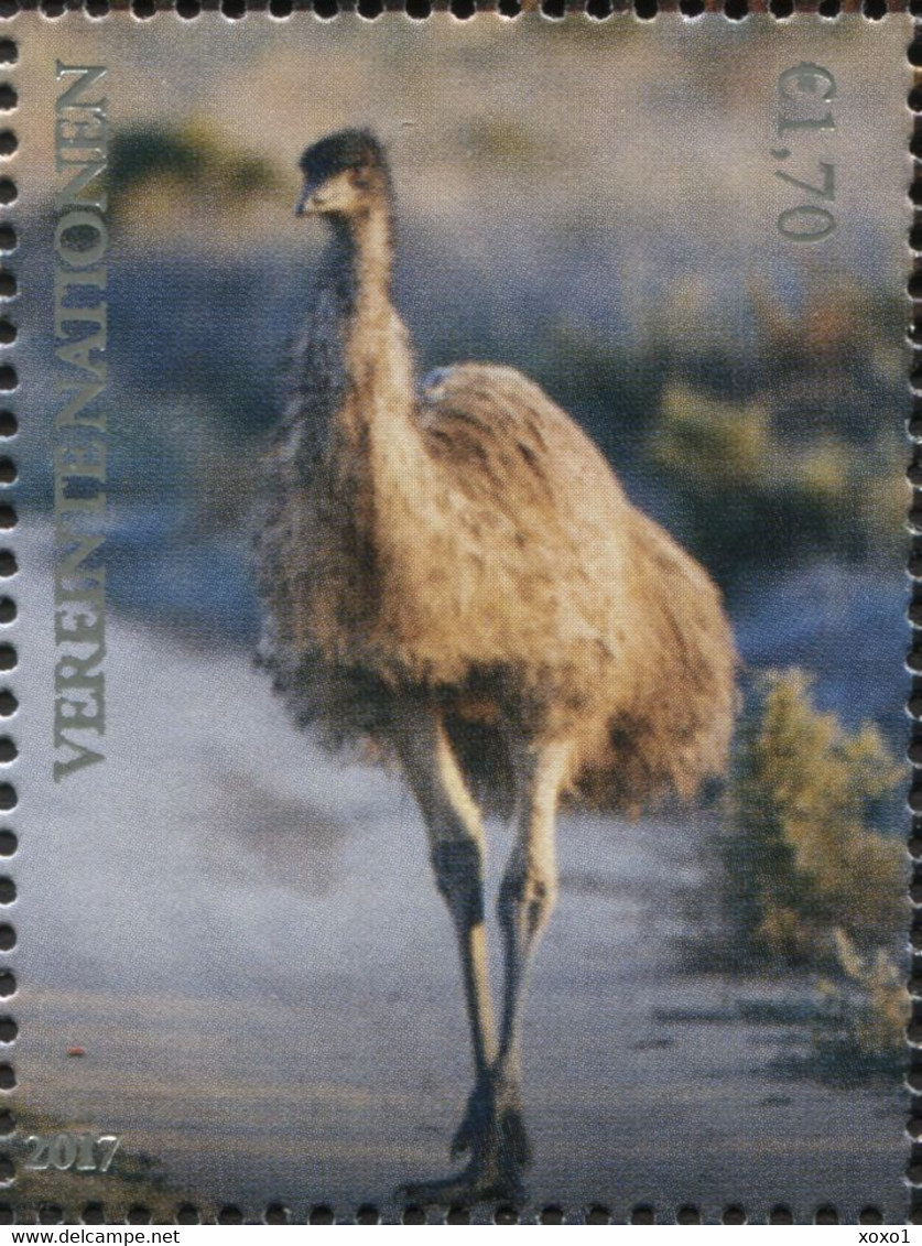 United Nations 2015 Animals Birds Stamp Exhibition  Melbourne  Joint Issues S\sh MNH** 13,00 € - New York/Geneva/Vienna Joint Issues