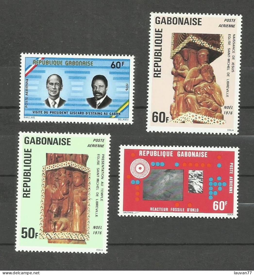 Gabon POSTE AERIENNE N°187 à 190 Neufs** Cote 4.35€ - Gabón (1960-...)