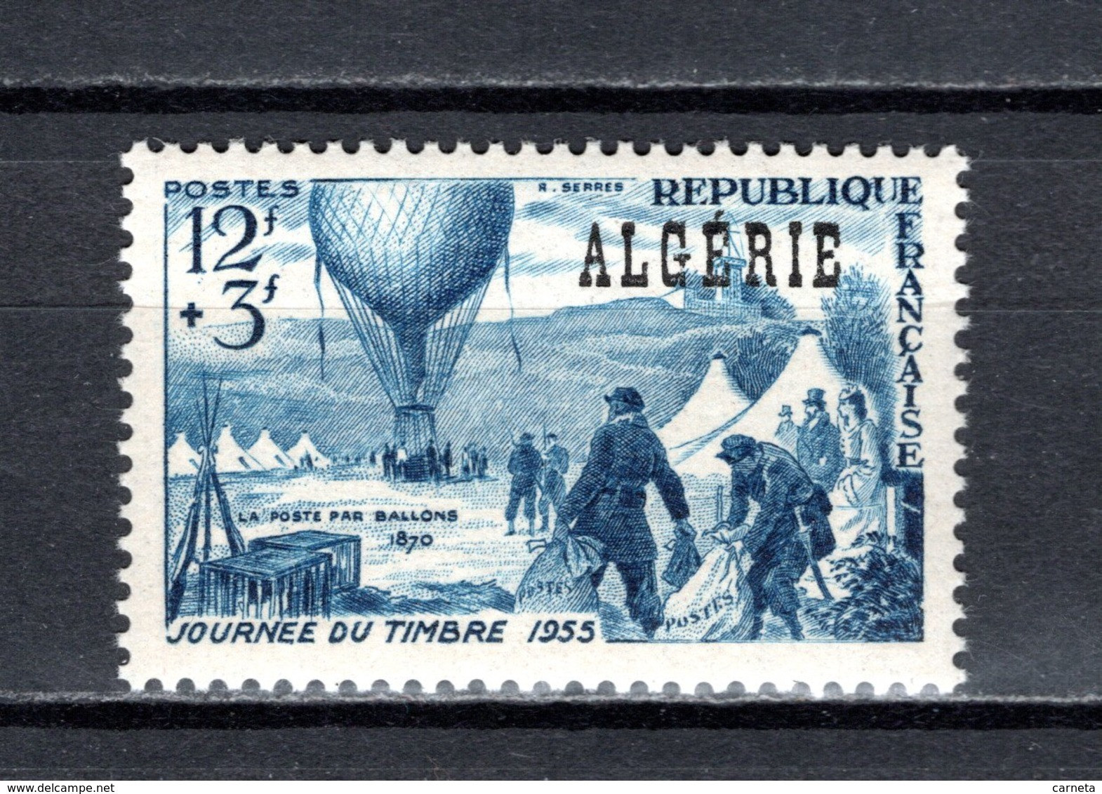 ALGERIE N° 325  NEUF SANS CHARNIERE COTE  2.75€  JOURNEE DU TIMBRE  BALLON - Neufs