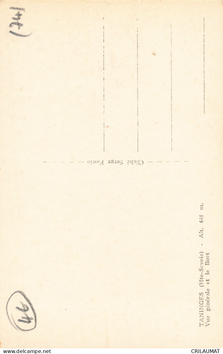 74-TANINGES-N°T5293-G/0215 - Taninges