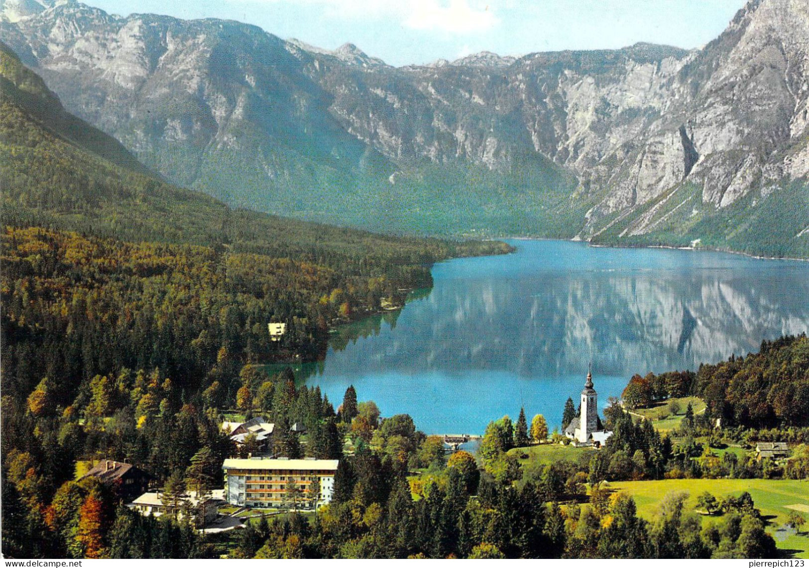 Bohinj - Vue Aérienne Sur La Ville Et Le Lac - Slowenien