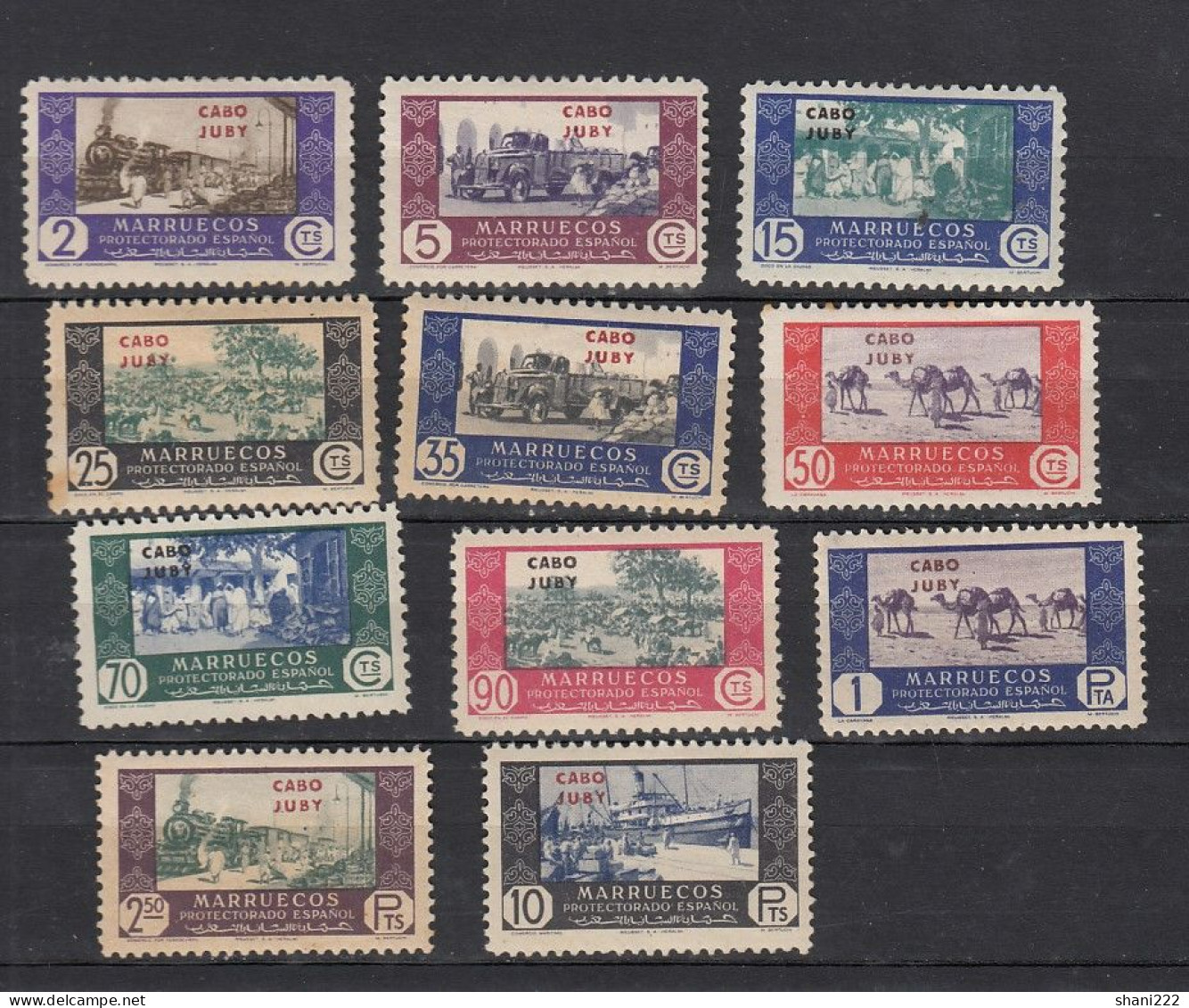 Spain - Cabo Juby - 1948 - Transporte -  MH-MNH (2-155) - Kaap Juby