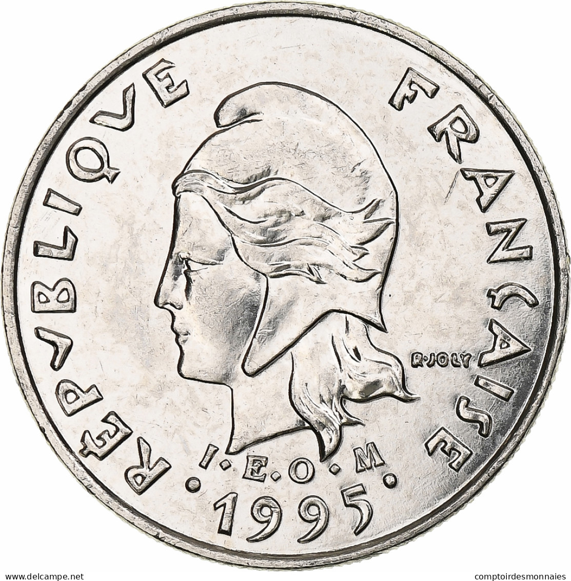 Nouvelle-Calédonie, 10 Francs, 1995, Pessac, I.E.O.M., Nickel, SPL, KM:11 - New Caledonia