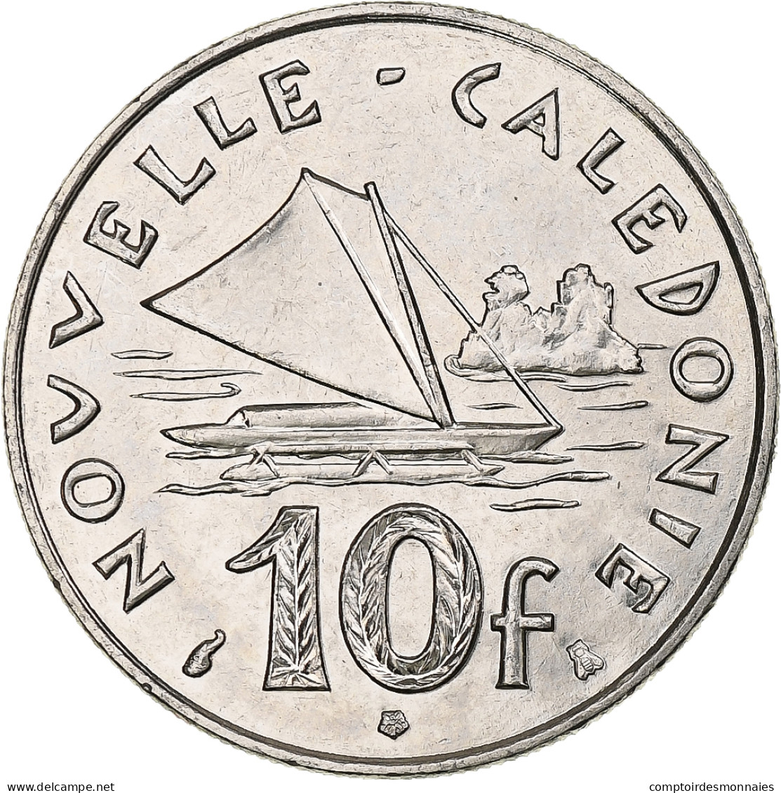 Nouvelle-Calédonie, 10 Francs, 1995, Pessac, I.E.O.M., Nickel, SPL, KM:11 - Neu-Kaledonien