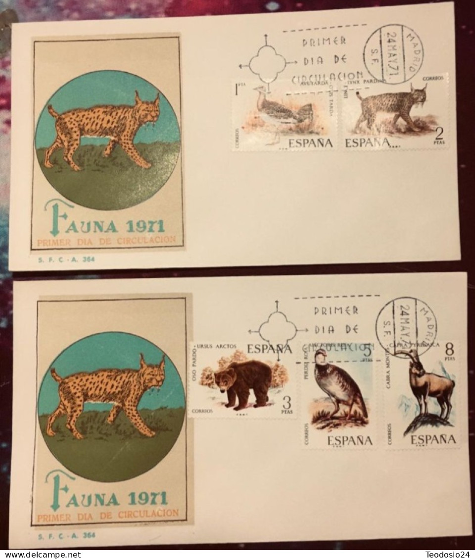 1971 Fauna. Animales. - FDC