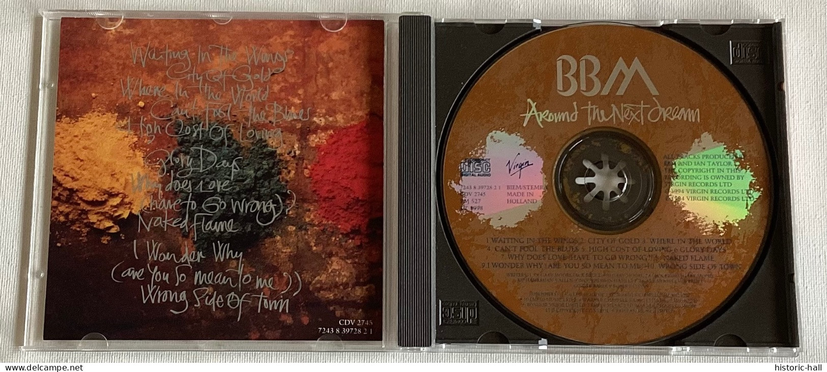 BBM (Gary Moore) - Around The Next Dream - CD - 1994 - Holland Press - Blues