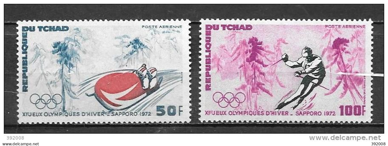 TCHAD - PA N°111 à 112**MNH - Winter 1972: Sapporo