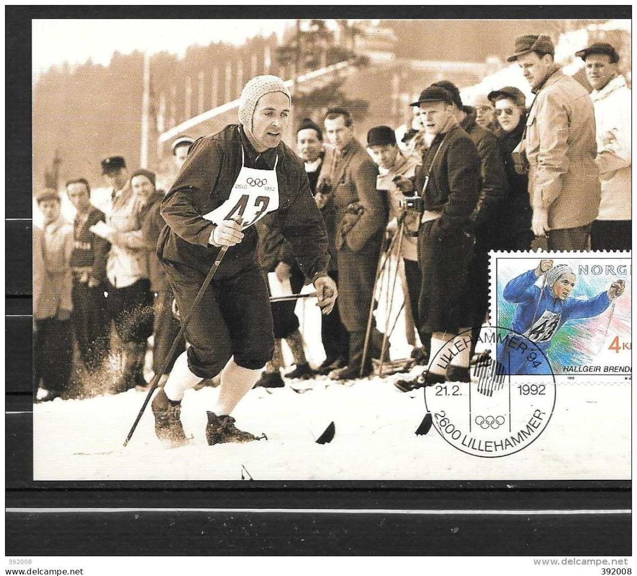 NORVEGE - FDC - 8e - Hiver 1994: Lillehammer