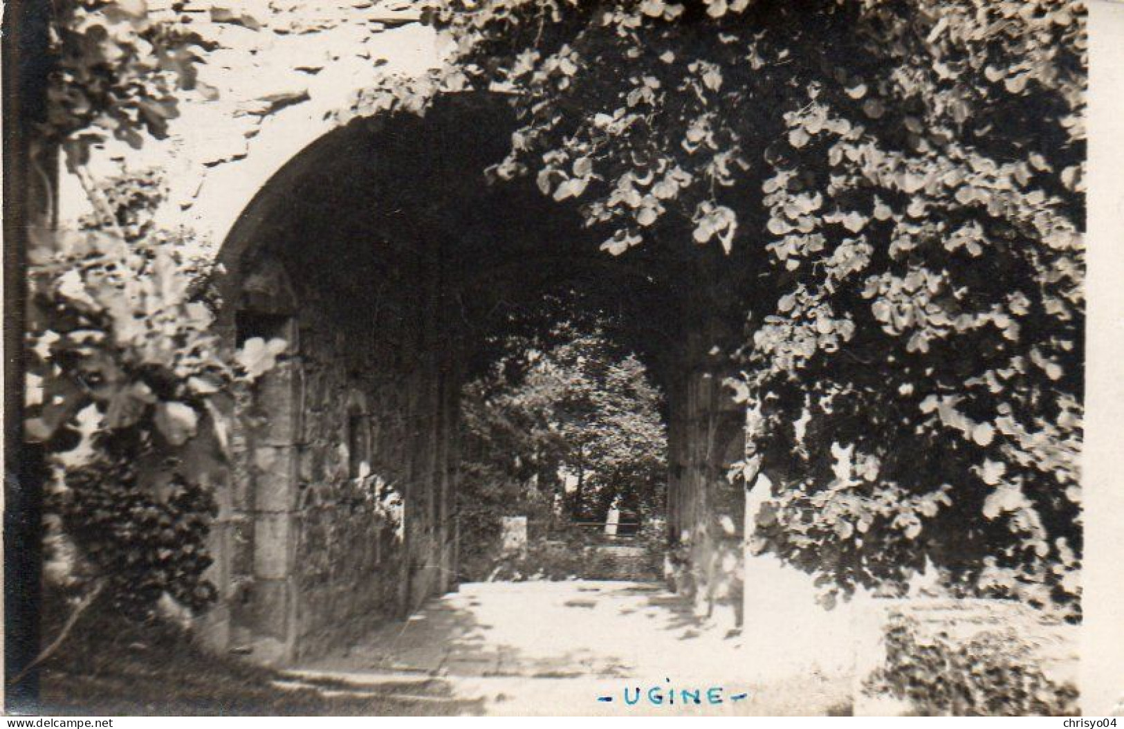 4V3Y   73 Ugine Carte Photo Chateau De Miolans Voute Du Pont Levis St Pierre D'Albigny - Ugine