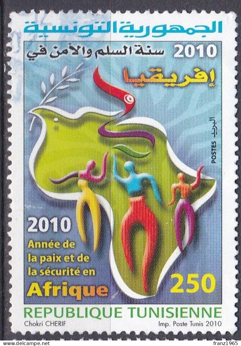 Year Of Peace And Security In Africa - 2010 - Tunisia (1956-...)