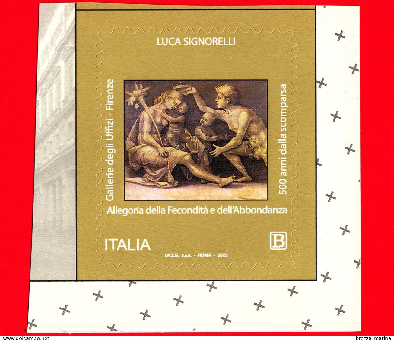 Nuovo - MNH - ITALIA - 2023 - Radici Del Made In Italy - Signorelli: Allegoria Della Fecondità E Dell’Abbond – B - Da BF - 2021-...: Ungebraucht