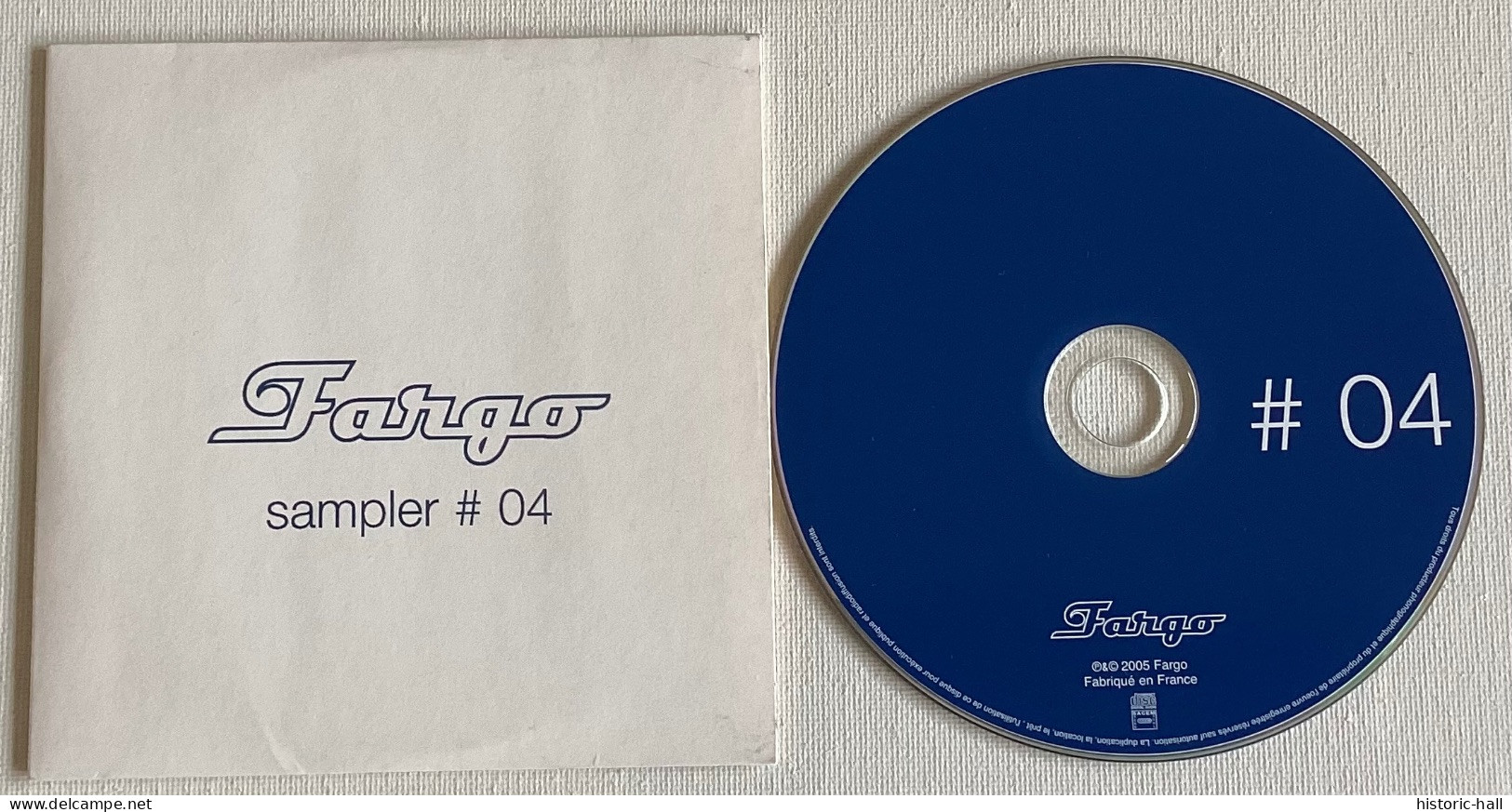 Various Artists (Andrew Bird + 8) - FARGO # 4 - CD Single - 2005 - French Press - Disco & Pop