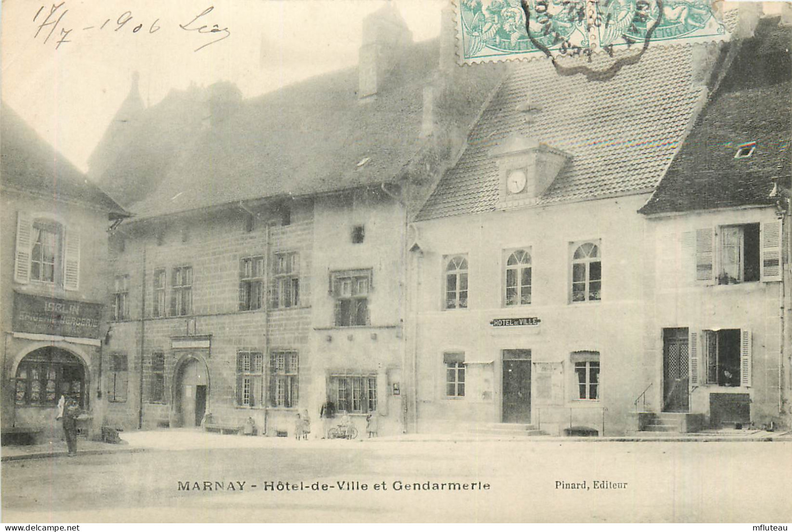 86* MARNAY  Hotel De Ville Et Gendarmerie        RL44,0398 - Police - Gendarmerie