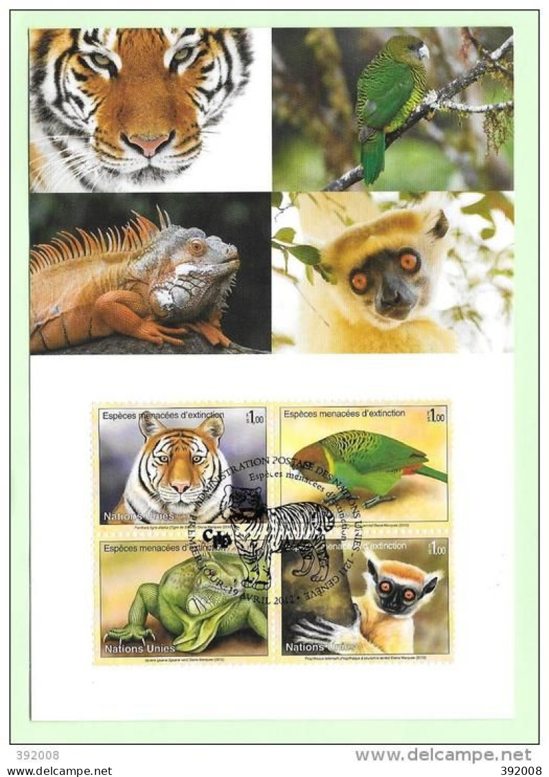 2012 - 797 / 800 - Protection De La Nature - 23 - FDC