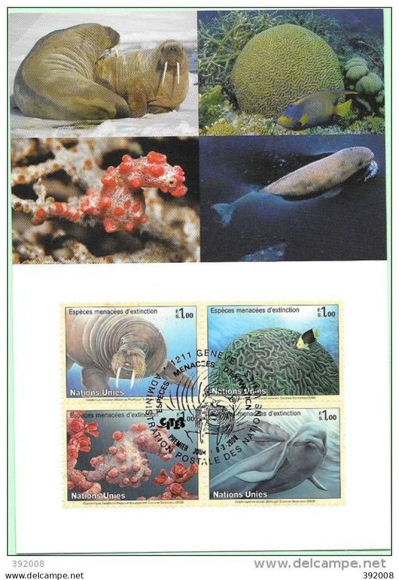 2008 - 598 / 601 - Protection De La Nature - 22 - 2 - FDC