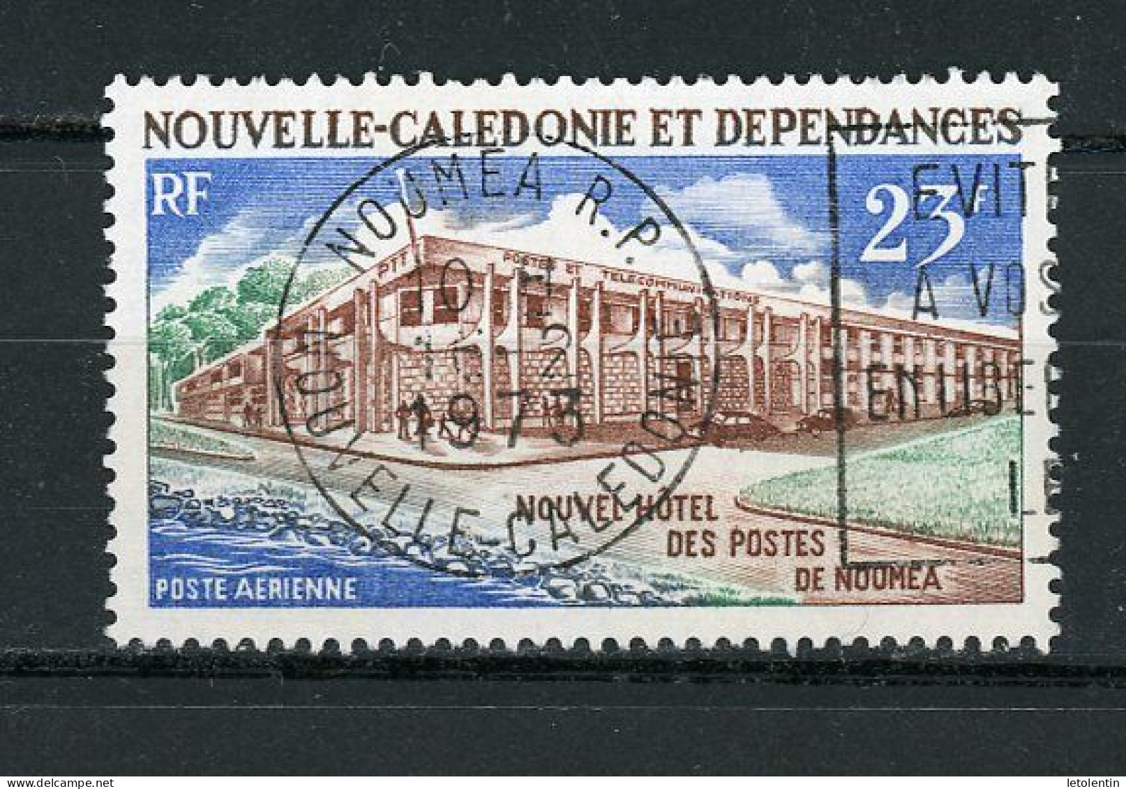 NOUVELLE-CALEDONIE RF - HOTEL DES POSTES - POSTE AERIENNE - N°Yt 134 Obli. - Usati