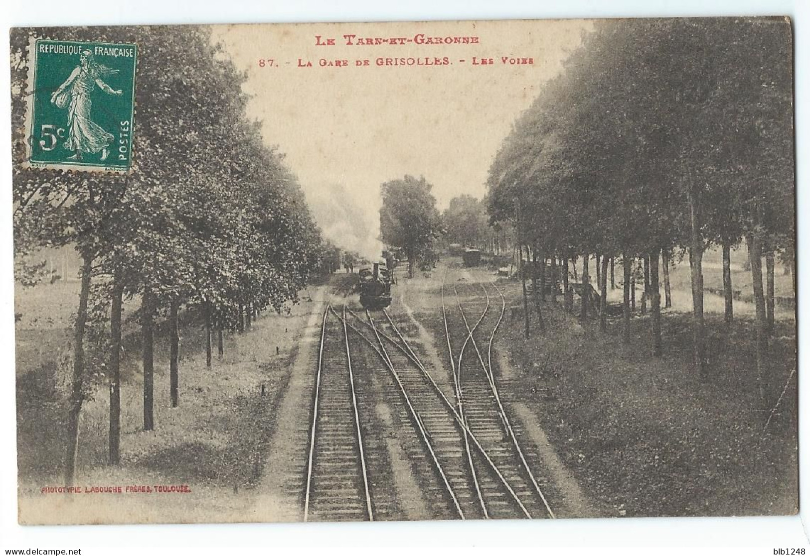 [82] Tarn Et Garonne > Grisolles La Gare Les Voies - Grisolles