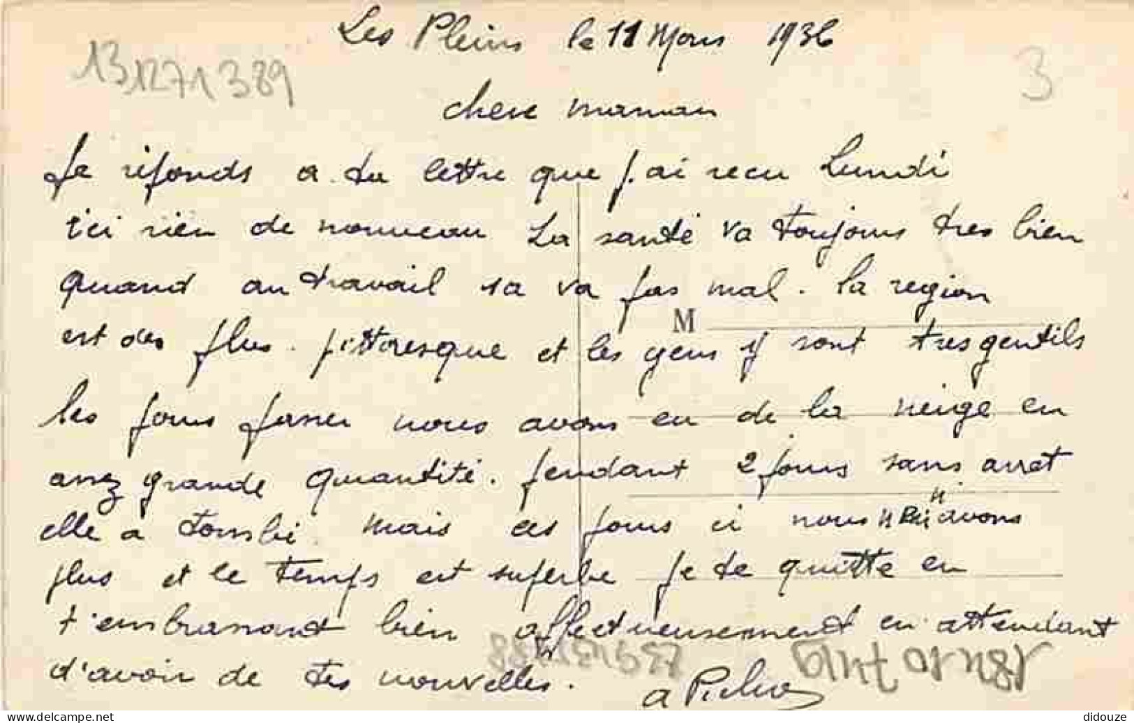 25 - Saint Hippolyte - Route De Maiche - Le Fondereau - Voyagée En 1936 - CPA - Voir Scans Recto-Verso - Saint Hippolyte