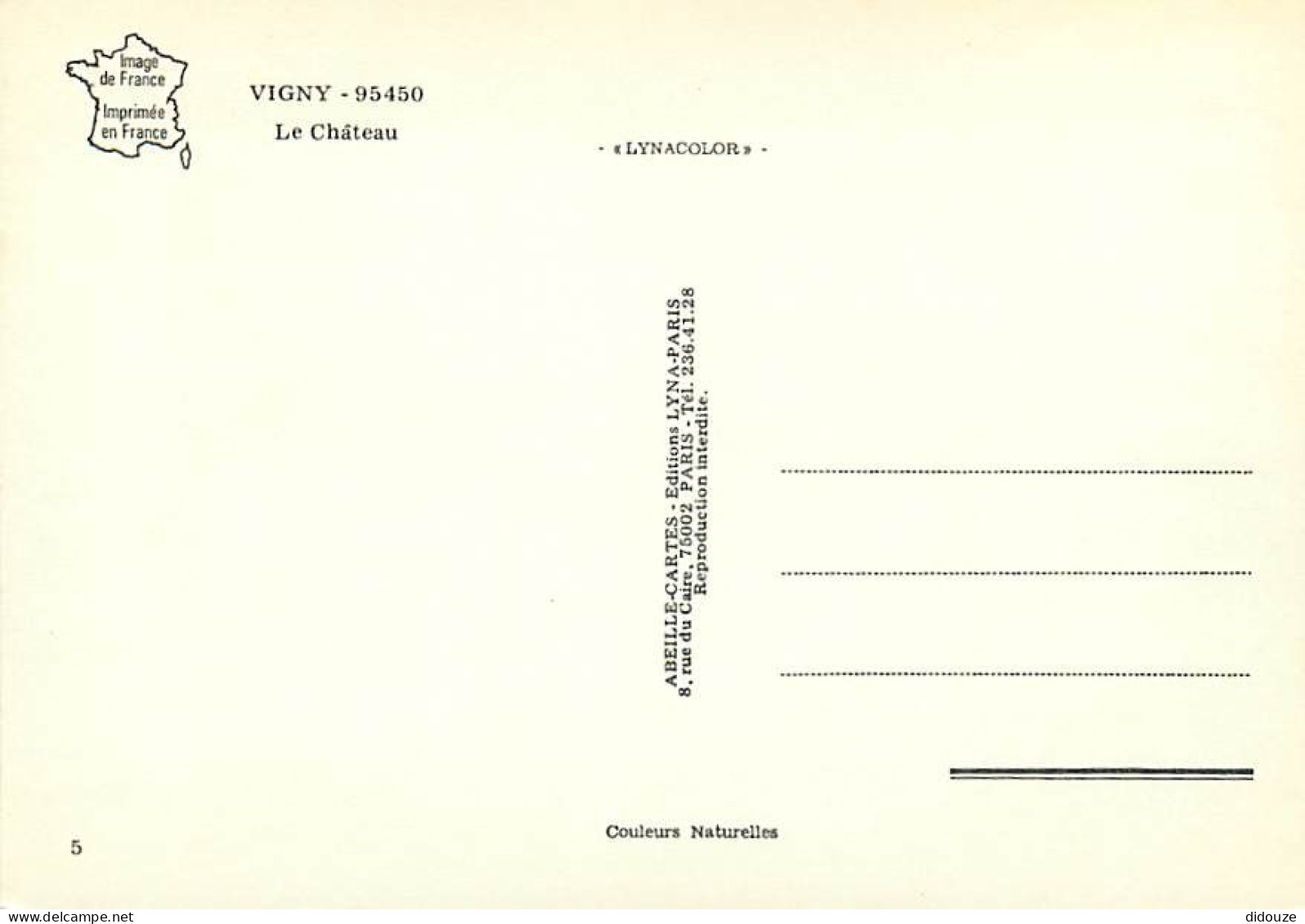 95 - Vigny - Le Château - Carte Neuve - CPM - Voir Scans Recto-Verso - Vigny