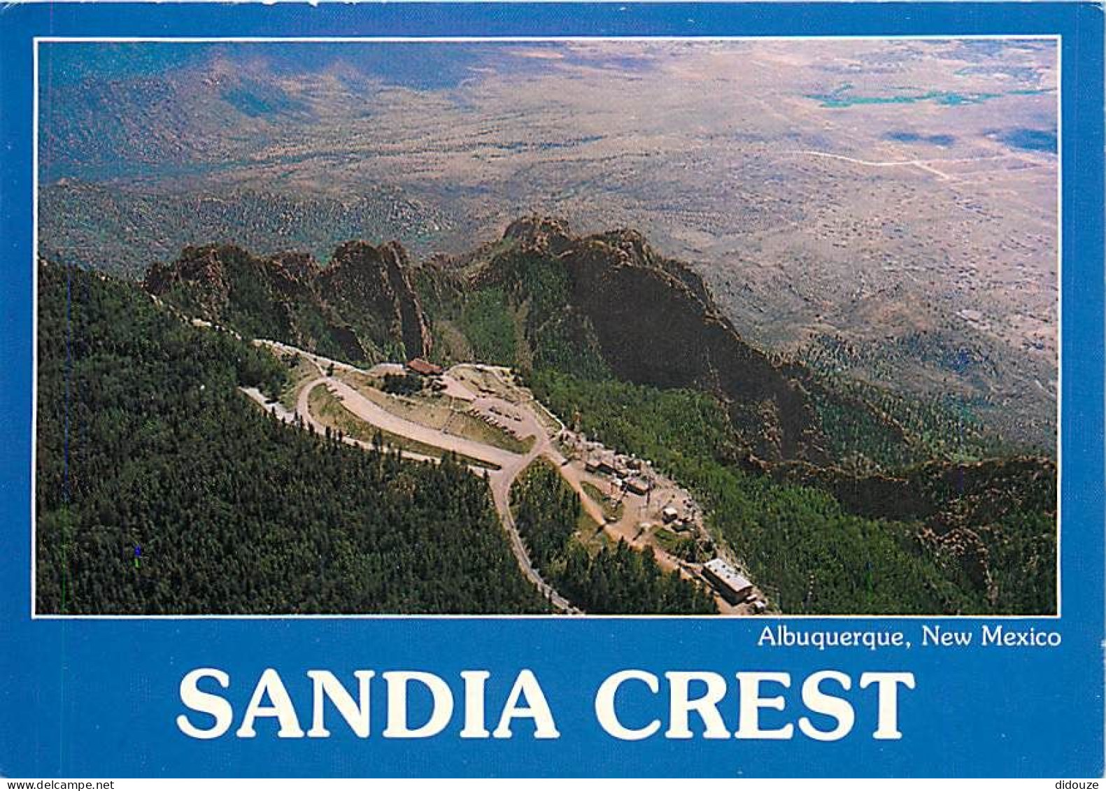 Etats Unis - Albuquerque - Sandia Crest - Aerial View - Vue Aérienne - Etat Du Nouveau Mexique - New Mexico State - CPM  - Albuquerque