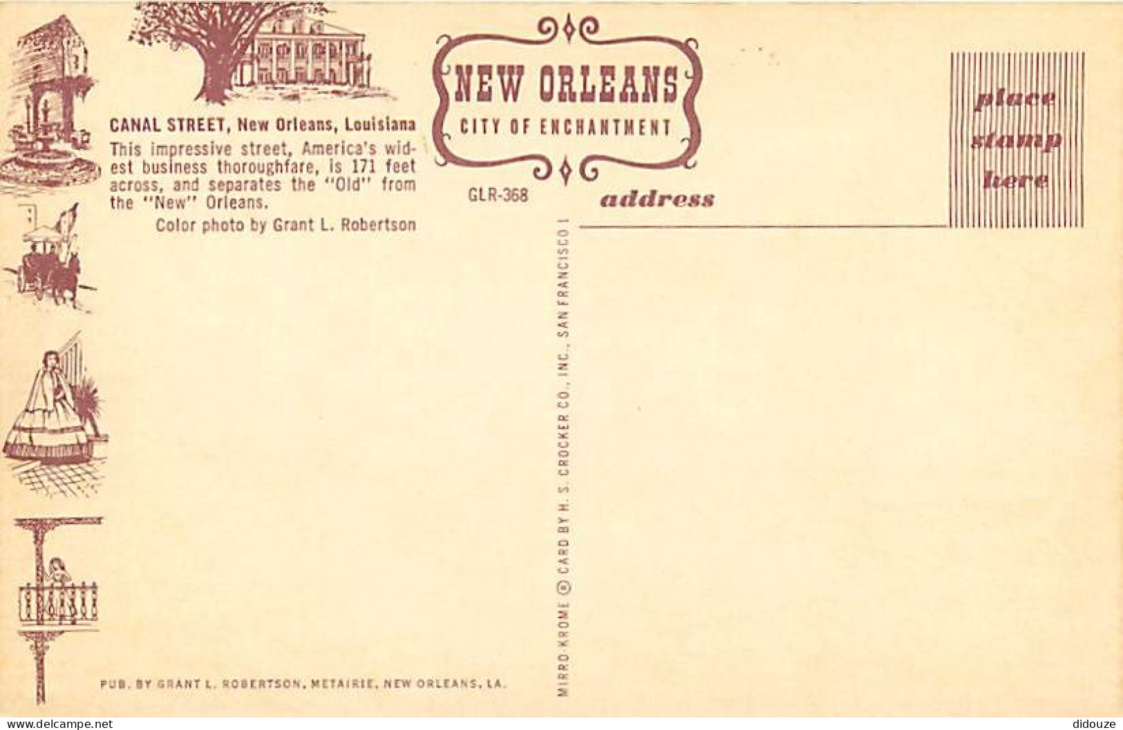Etats Unis - New Orleans - Canal Street - Tramway - Automobiles - Bus - Etat De Louisiane - Louisiana State - CPSM Forma - New Orleans