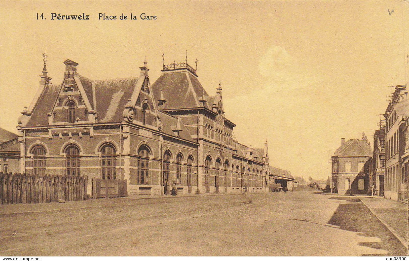 BELGIQUE PERUWELZ PLACE DE LA GARE - Péruwelz