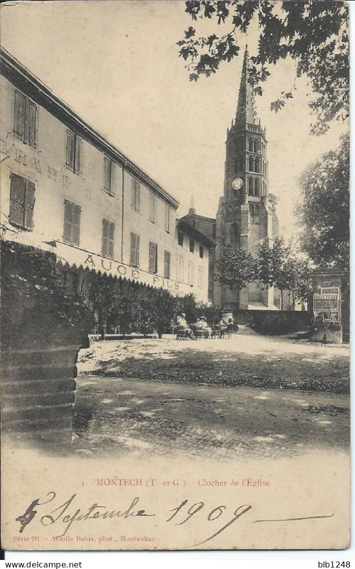 [82] Tarn Et Garonne > Montech Clocher De L'Eglise - Montech