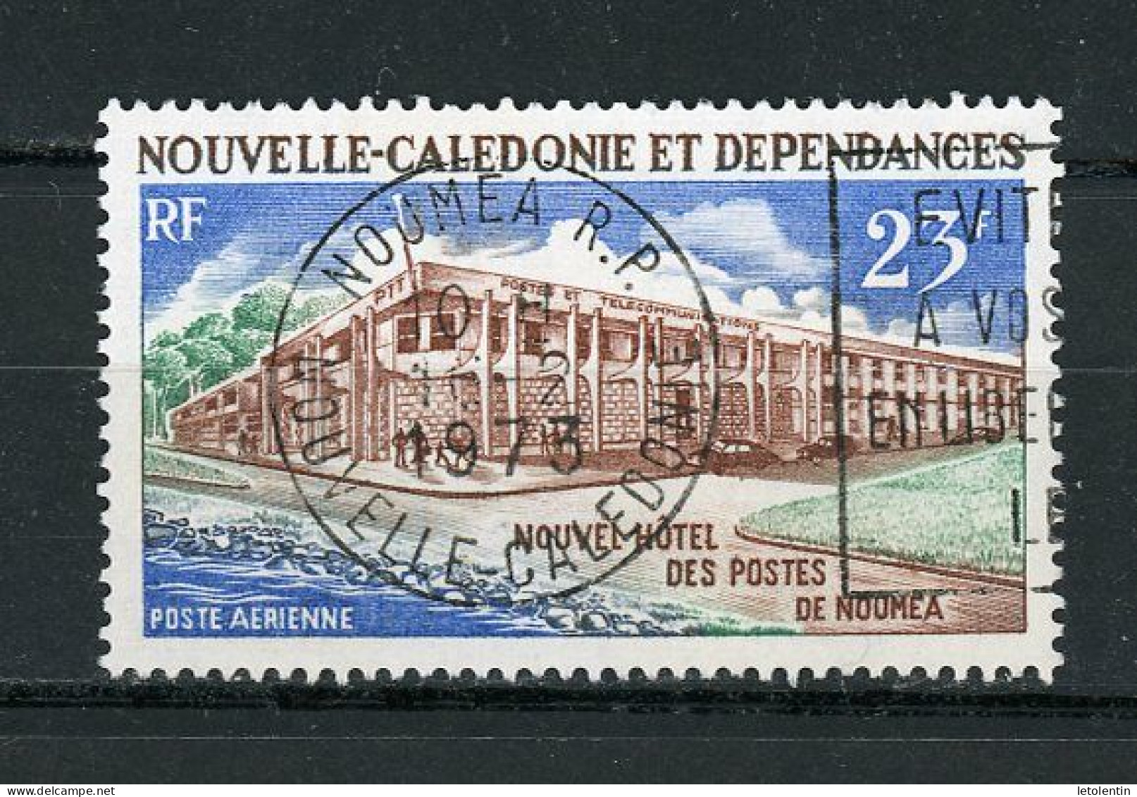 NOUVELLE-CALEDONIE RF - HOTEL DES POSTES - POSTE AERIENNE - N°Yt 134 Obli. - Gebraucht