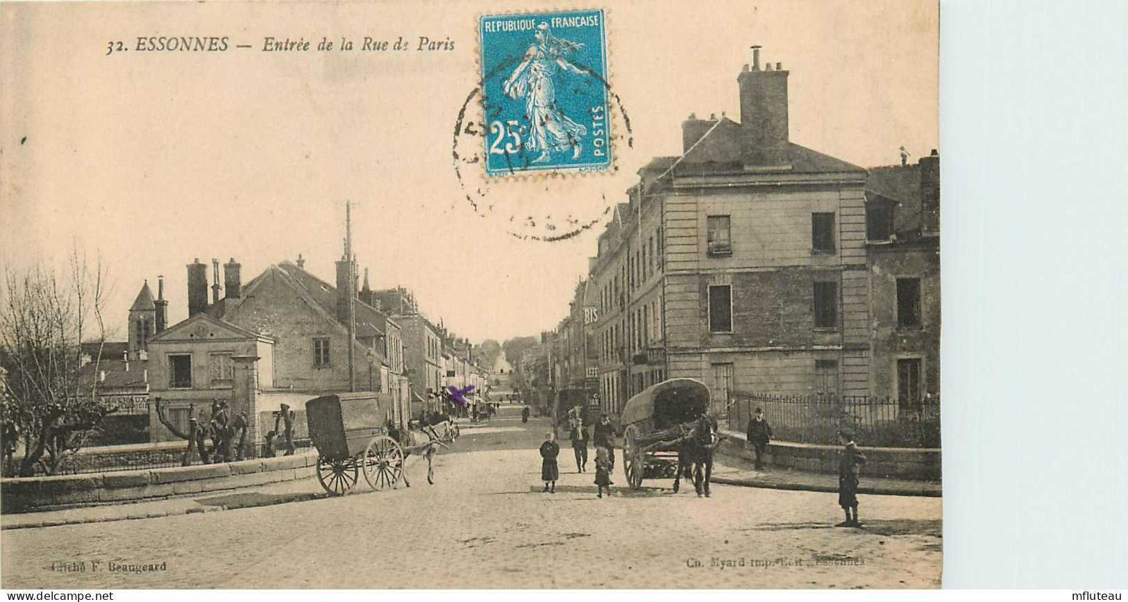 91* ESSONNES  Entree Rue De Paris         RL44,0760 - Essonnes