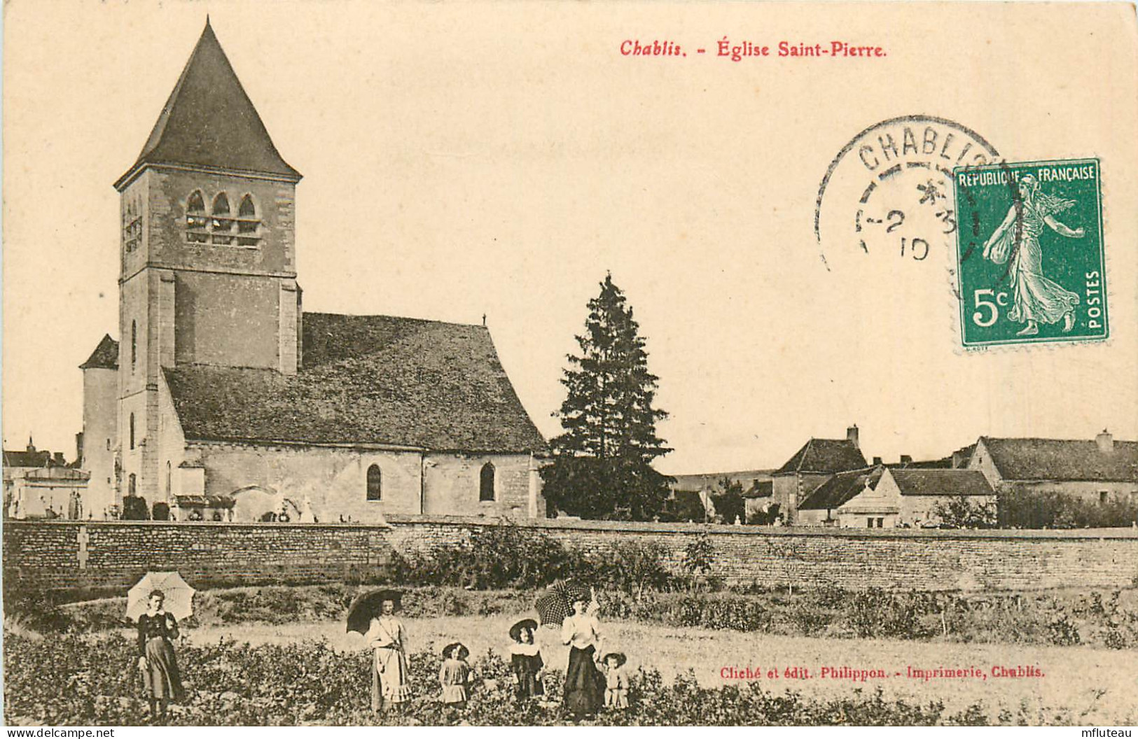 89* CHABLIS  Eglise St Pierre      RL44,0682 - Chablis