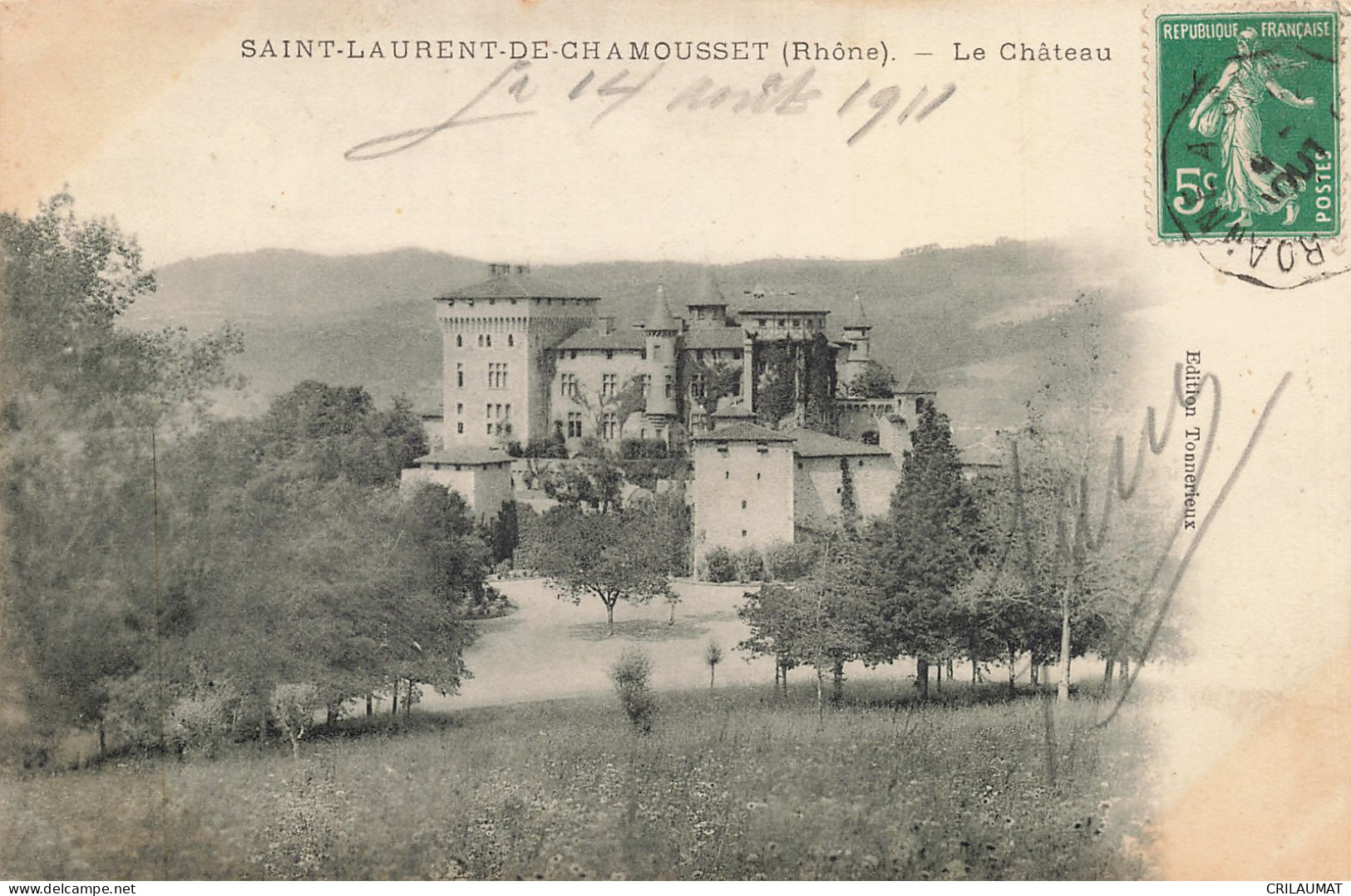 69-SAINT LAURENT DE CHAMOUSSET-N°T5297-F/0263 - Saint-Laurent-de-Chamousset